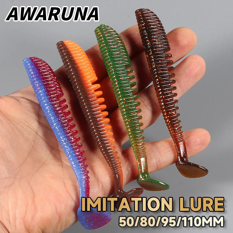 Supercontinent Fishing Lures – 5–11cm | Artificial Wobblers & Soft Shad Lures | Carp Silicone Baits - Cast And Catch