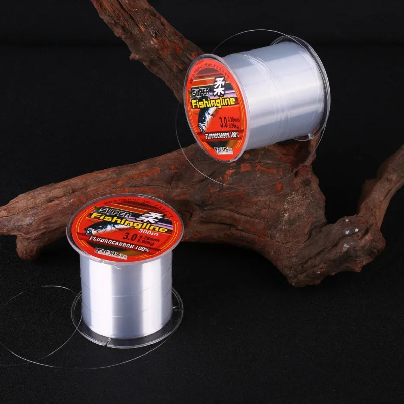 300/500m Wicker Fly Fishing Line – 3.8–21kg | Braided Nylon with Fluorocarbon Coating | Carbon Fiber Leader | Japan - Cast And Catch