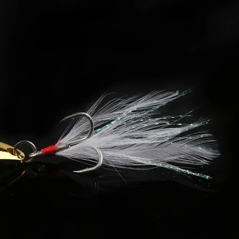 Metal VIB Leech Spinner Lures – 5–30g | Spoon Bait | Artificial | Bass, Pike & Perch Fishing Tackle - Cast And Catch