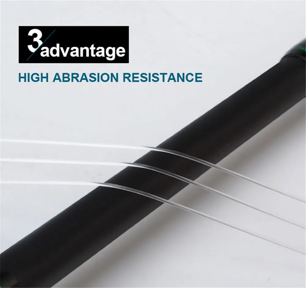 100m Fluorocarbon Fishing Line – Carbon Fiber | Bait & Fly Fishing | Sea & Wild Fishing | Outdoor Accessories & Tools - Cast And Catch