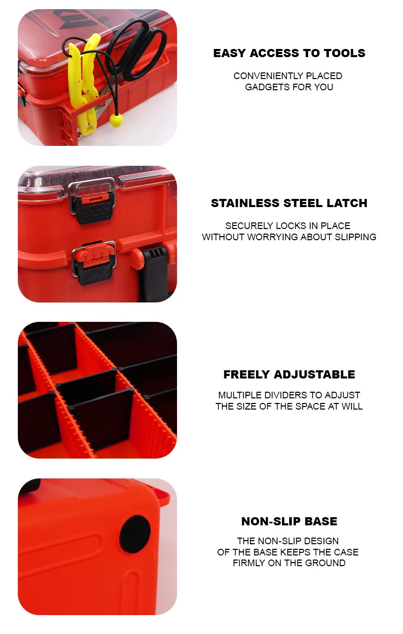 ZYZ Fishing Tackle Box – Double-Layer Multifunction Bag | Live Fish Bucket | Light Raft Equipment & Storage Case - Cast And Catch
