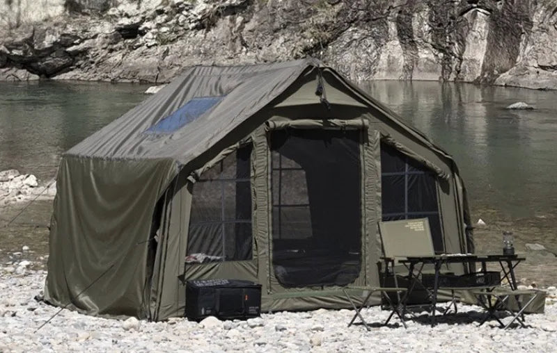 8㎡ Fully Automatic Inflatable Camping Tent – Outdoor Use | Sun Protection, Rainproof & Portable | Ventilated & Bright Interior - Cast And Catch