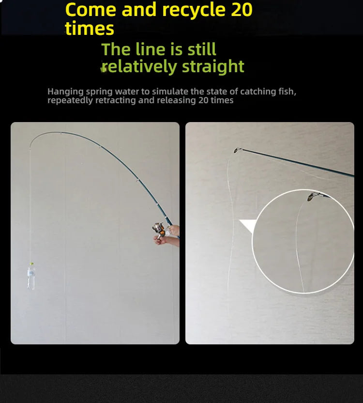 300M Nylon Fishing Line – 0.4–1.0mm | High Strength & Abrasion-Resistant | Clear/Invisible | Freshwater & Saltwater - Cast And Catch