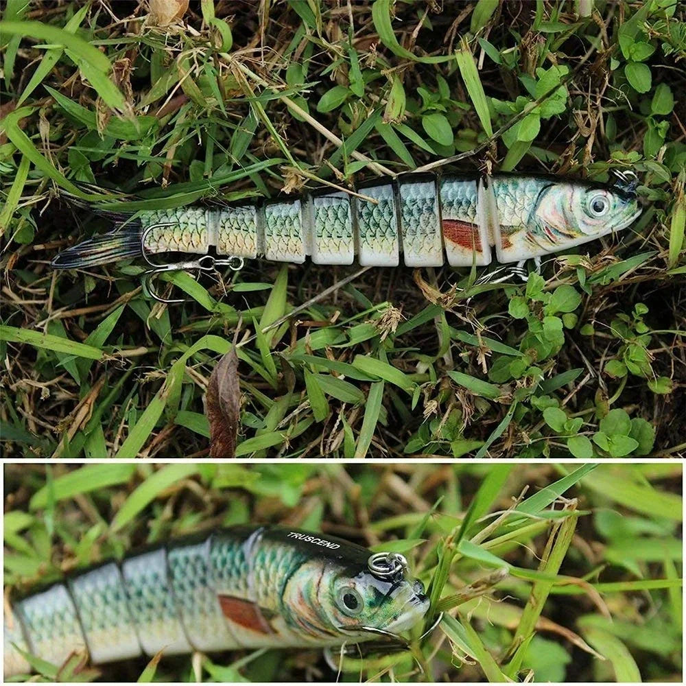 3/5pcs Fishing Lures – Realistic Bass | Slow-Sinking | Freshwater & Saltwater - Cast And Catch