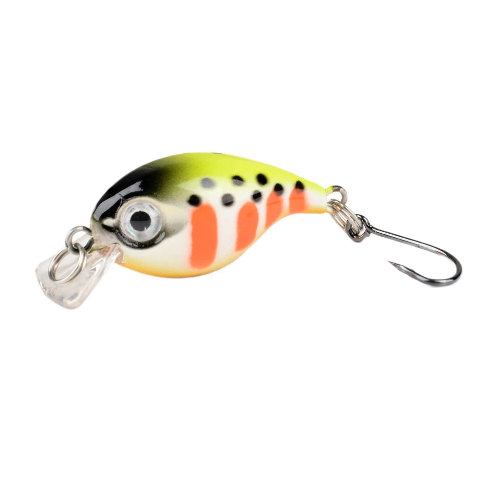 Mini Fishing Wobbler Lure – 2.1g | Floating Crankbait | Artificial Hard Bait for Pike, Walleye & Bass - Cast And Catch