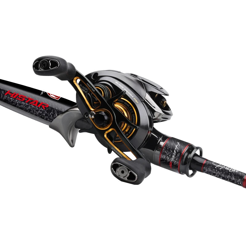Histar Archangel Rod & Reel Combo – Ultra-Grade High Carbon | Organic Whole Handle | Fuji K SIC Guides | Spinning & Baitcasting - Cast And Catch