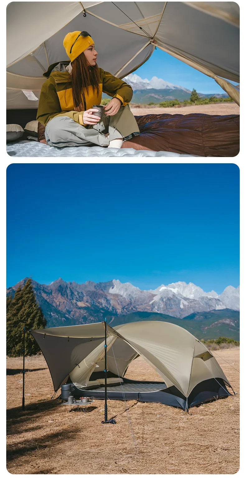 Naturehike Mongar UL Tent – 1–2 Person Ultralight Camping Tent | 15D Waterproof Shelter for Outdoor Hiking & Backpacking - Cast And Catch
