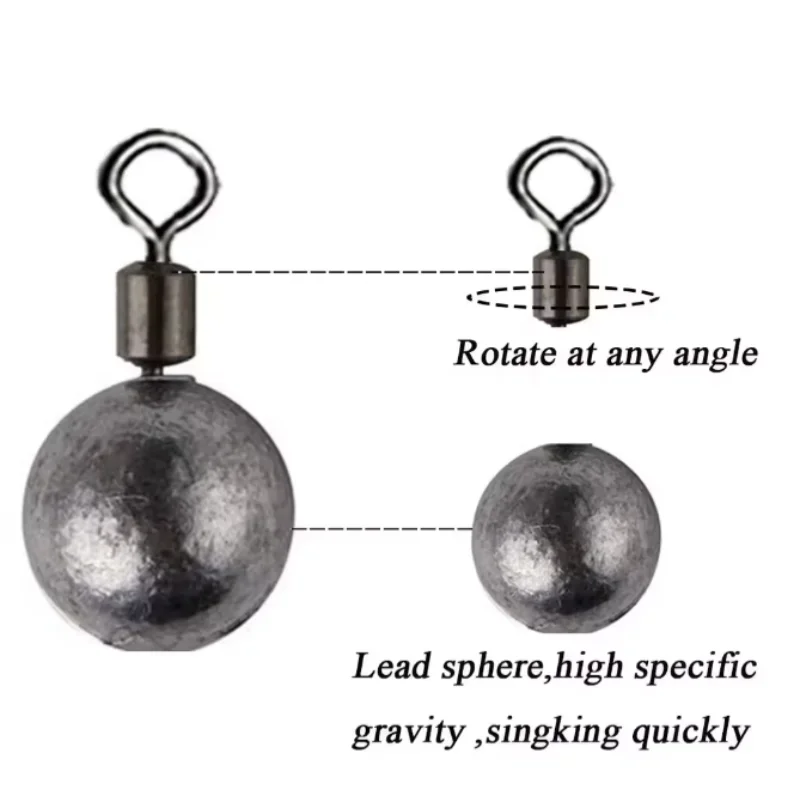 10pcs Fishing Weights/Sinkers – 3.5g, 5g, 7g, 10g, 14g, 20g | Carp Fishing Tackle & Accessories - Cast And Catch