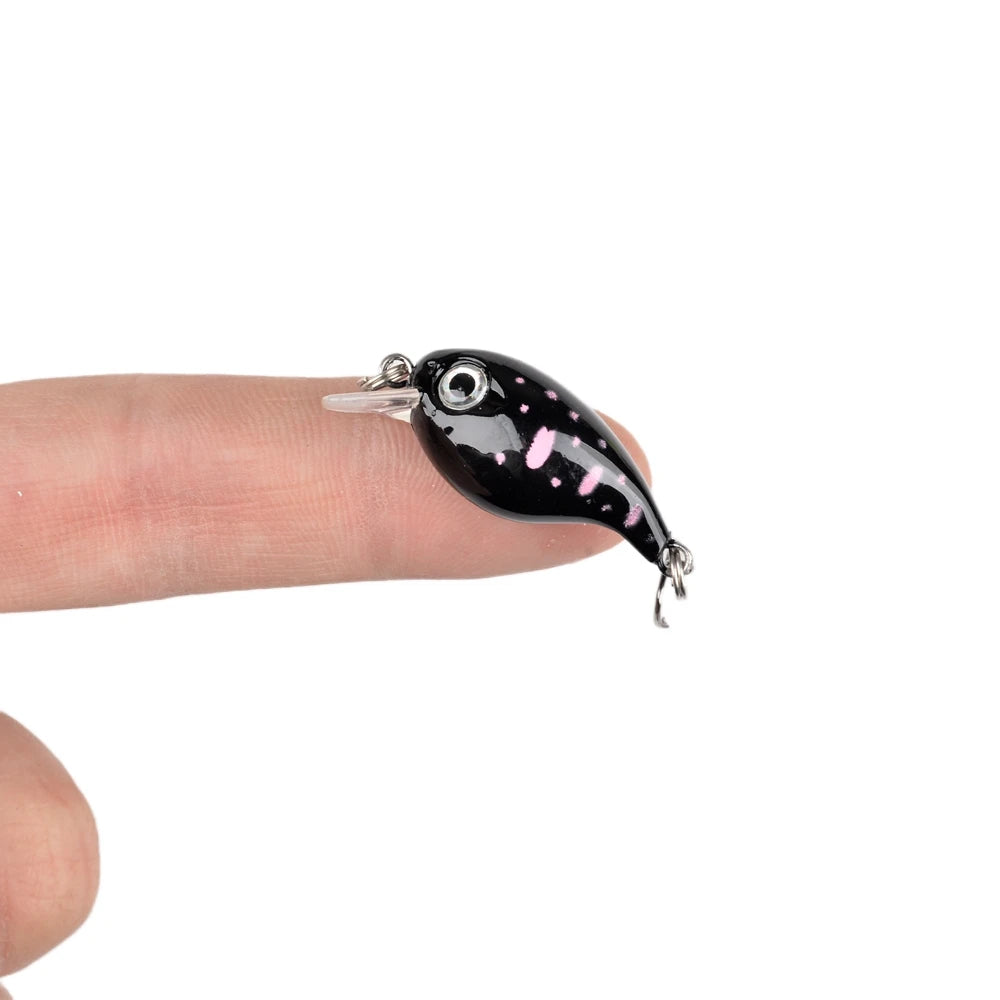Mini Fishing Wobbler Lure – 2.1g | Floating Crankbait | Artificial Hard Bait for Pike, Walleye & Bass - Cast And Catch