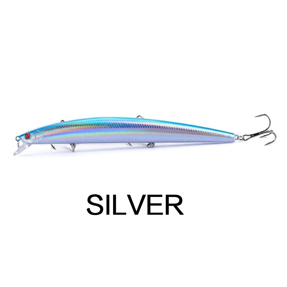 FLYSAND Crankbait Lure – 18cm, 24g | Hard Bait | Sea Wobbler | Swimming Laser Minnow | Artificial Fishing Bait - Cast And Catch