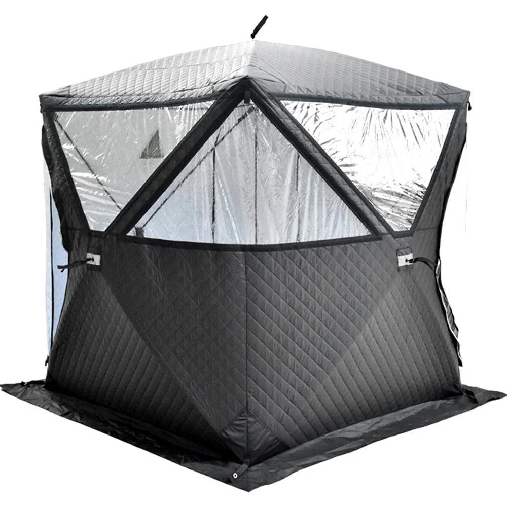 Easy Set-Up Winter Ice Fishing Tent – Portable Shelter | Waterproof & Windproof | Winter Fishing Equipment - Cast And Catch