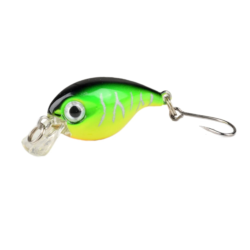 Mini Fishing Wobbler Lure – 2.1g | Floating Crankbait | Artificial Hard Bait for Pike, Walleye & Bass - Cast And Catch