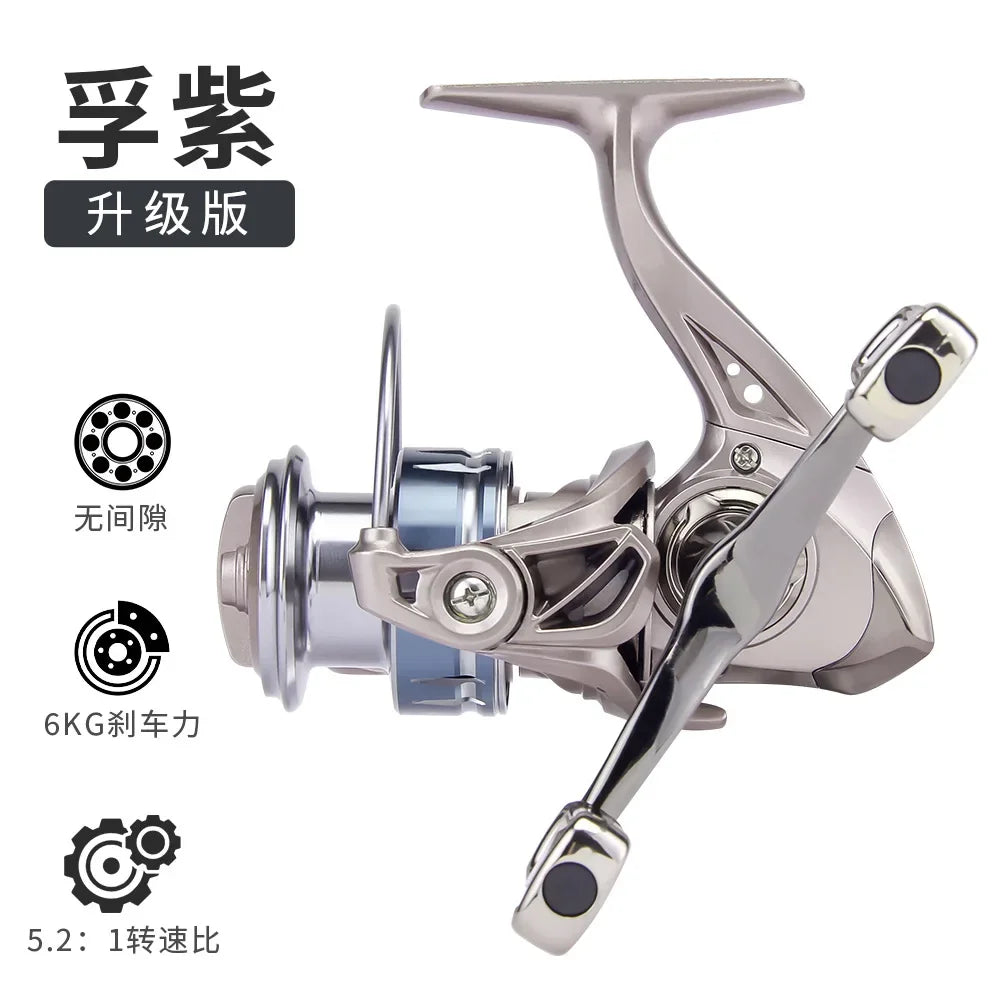 Golf Micro Spinning Reel – Double Crank | Fishing Line Roller - Cast And Catch