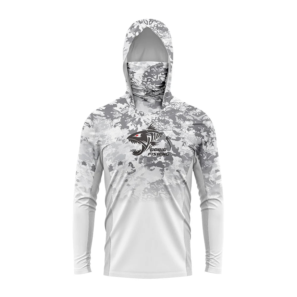 Men’s Outdoor Fishing Shirt – Long Sleeve Hooded Coat | UV Protection, Sunscreen & Anti-Mosquito | Breathable, Quick-Dry, Lightweight - Cast And Catch