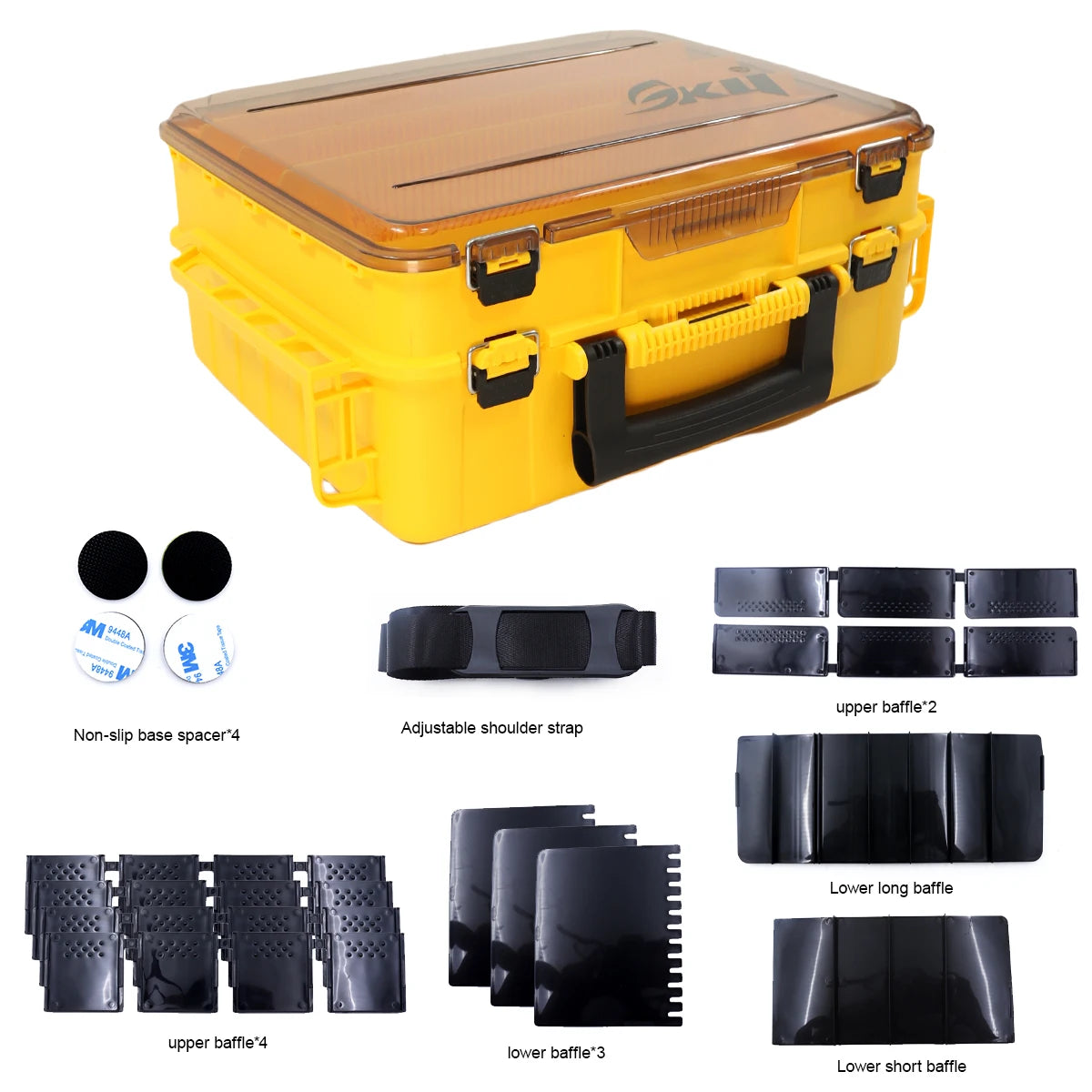 ZYZ Fishing Tackle Box – Double-Layer Multifunction Bag | Live Fish Bucket | Light Raft Equipment & Storage Case - Cast And Catch