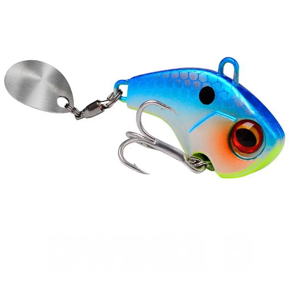 Rotating Metal VIB Lure – 6g, 15g, 28g | Vibration/Spinner/Spoon | Hard Bait | Winter Fishing | Artificial - Cast And Catch