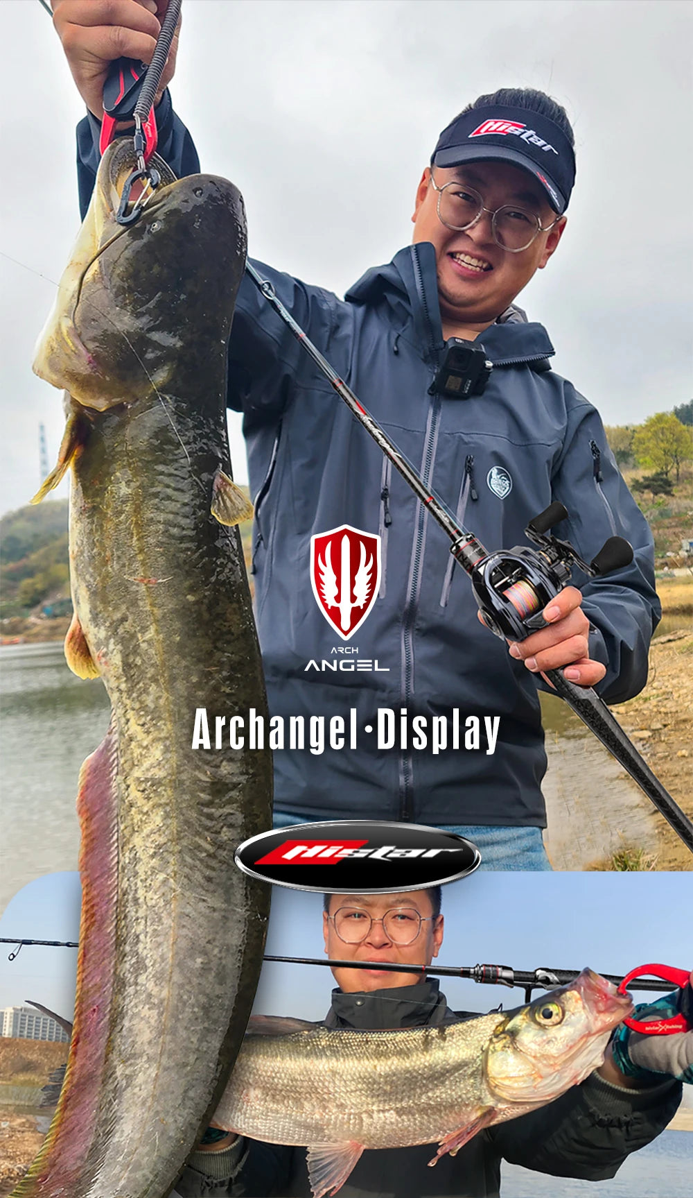 Histar Archangel Rod & Reel Combo – Ultra-Grade High Carbon | Organic Whole Handle | Fuji K SIC Guides | Spinning & Baitcasting - Cast And Catch