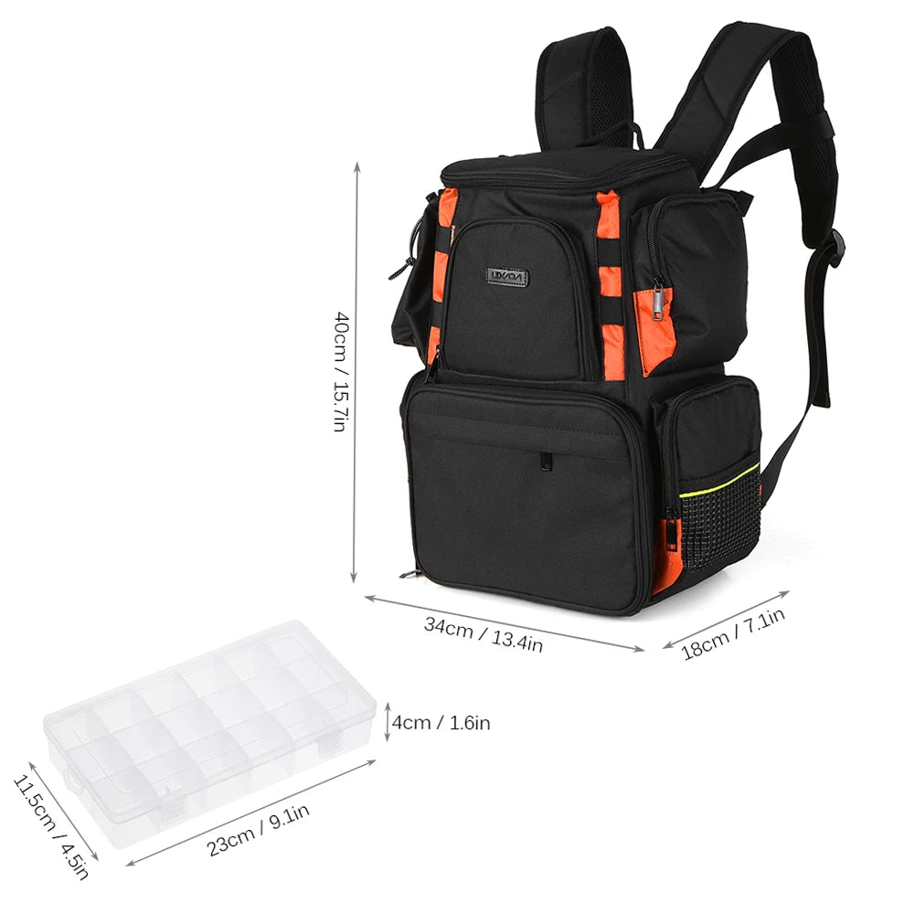 Lixada Fishing Tackle Backpack – Storage Bag with 4 Tackle Boxes for Lures & Bait - Cast And Catch