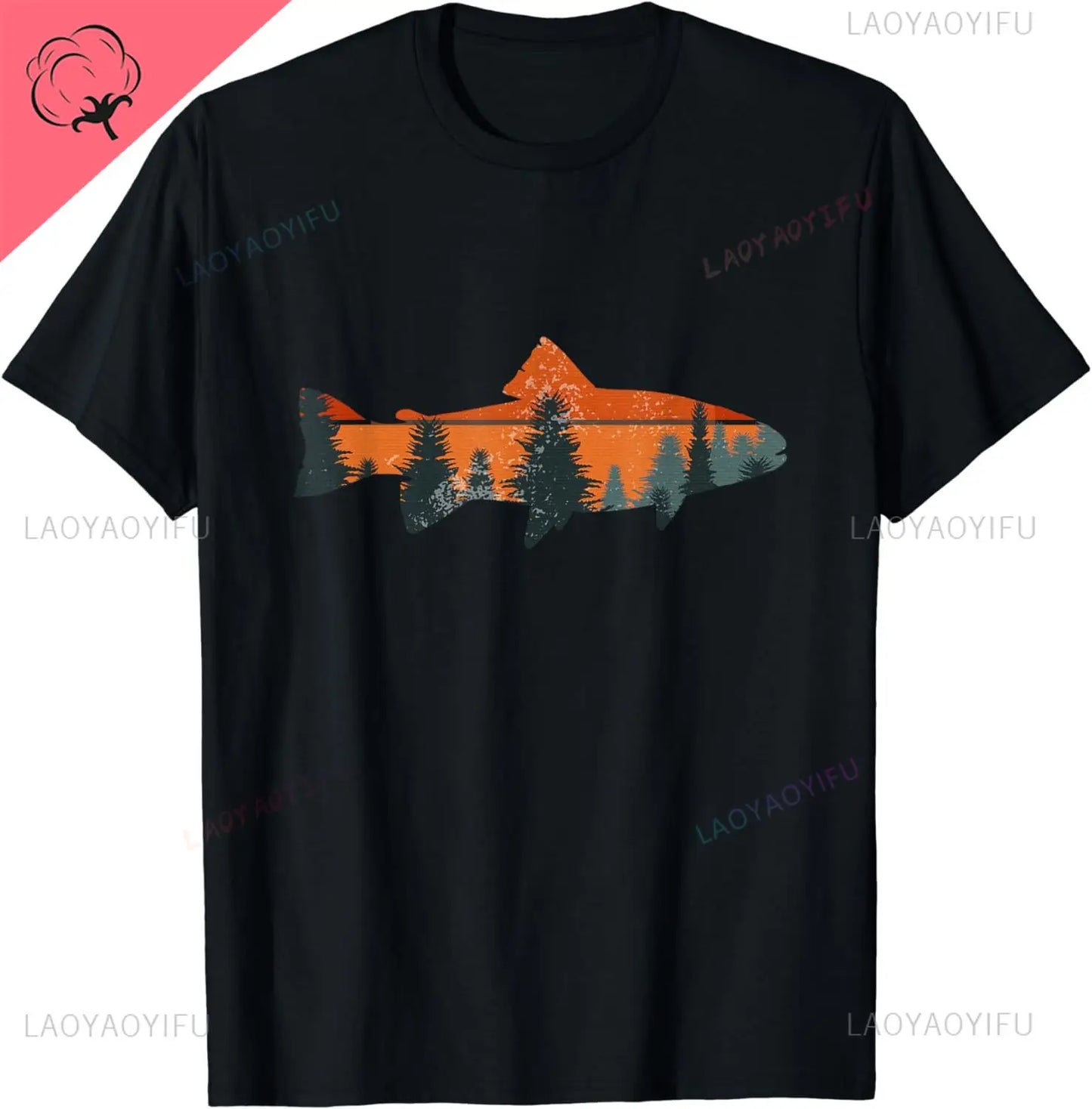 Trout Fly Fishing T-Shirt – Outdoor Fisherman Gift | Graphic Tee for Men | Pesca Clothing - Cast And Catch