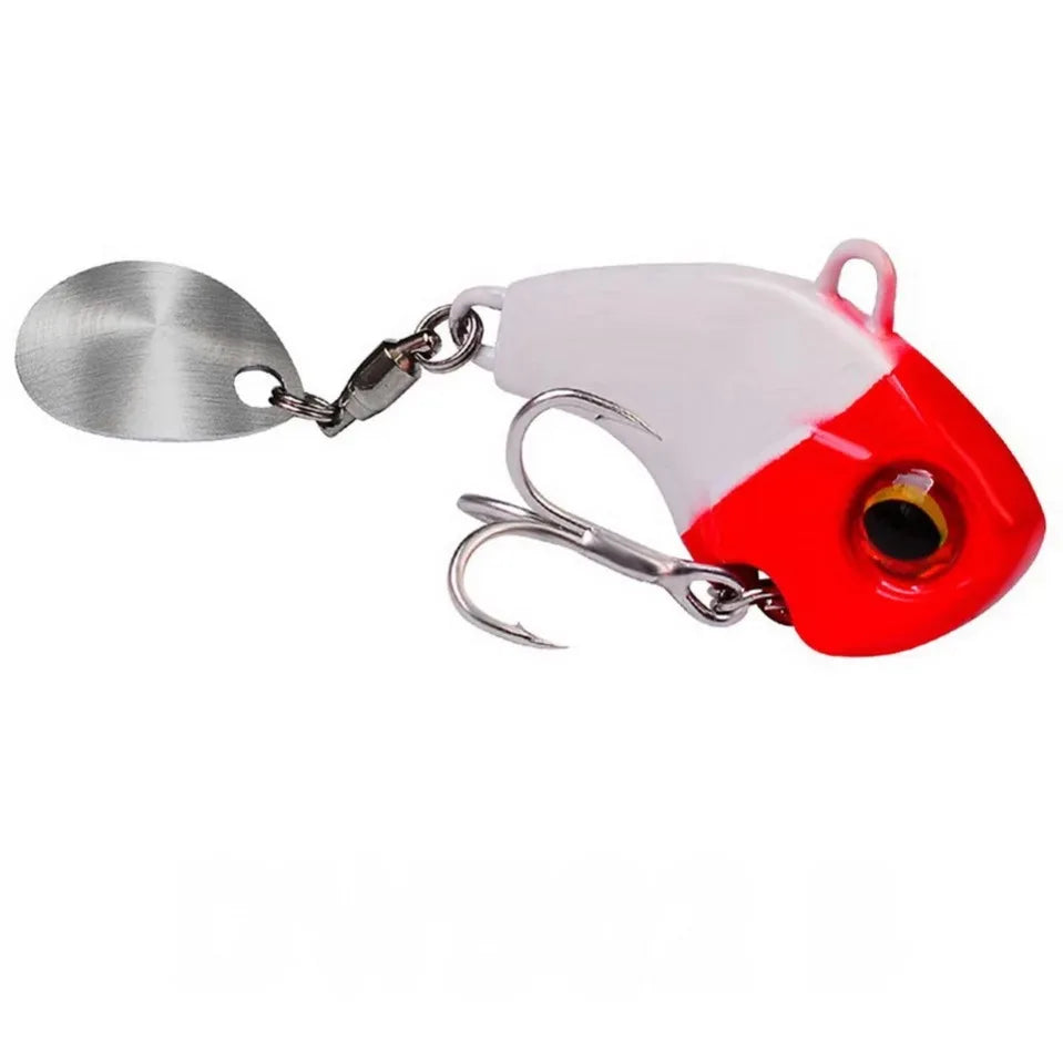 Rotating Metal VIB Lure – 6g, 15g, 28g | Vibration/Spinner/Spoon | Hard Bait | Winter Fishing | Artificial - Cast And Catch