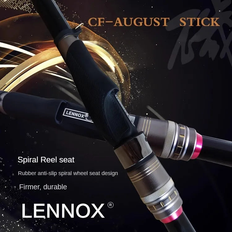 LENNOX AUGUST Rock Fishing Rod – 4–5m | Ultralight Carbon Fiber | Telescopic | Spinning | Ocean/Rock Use (400/500) - Cast And Catch