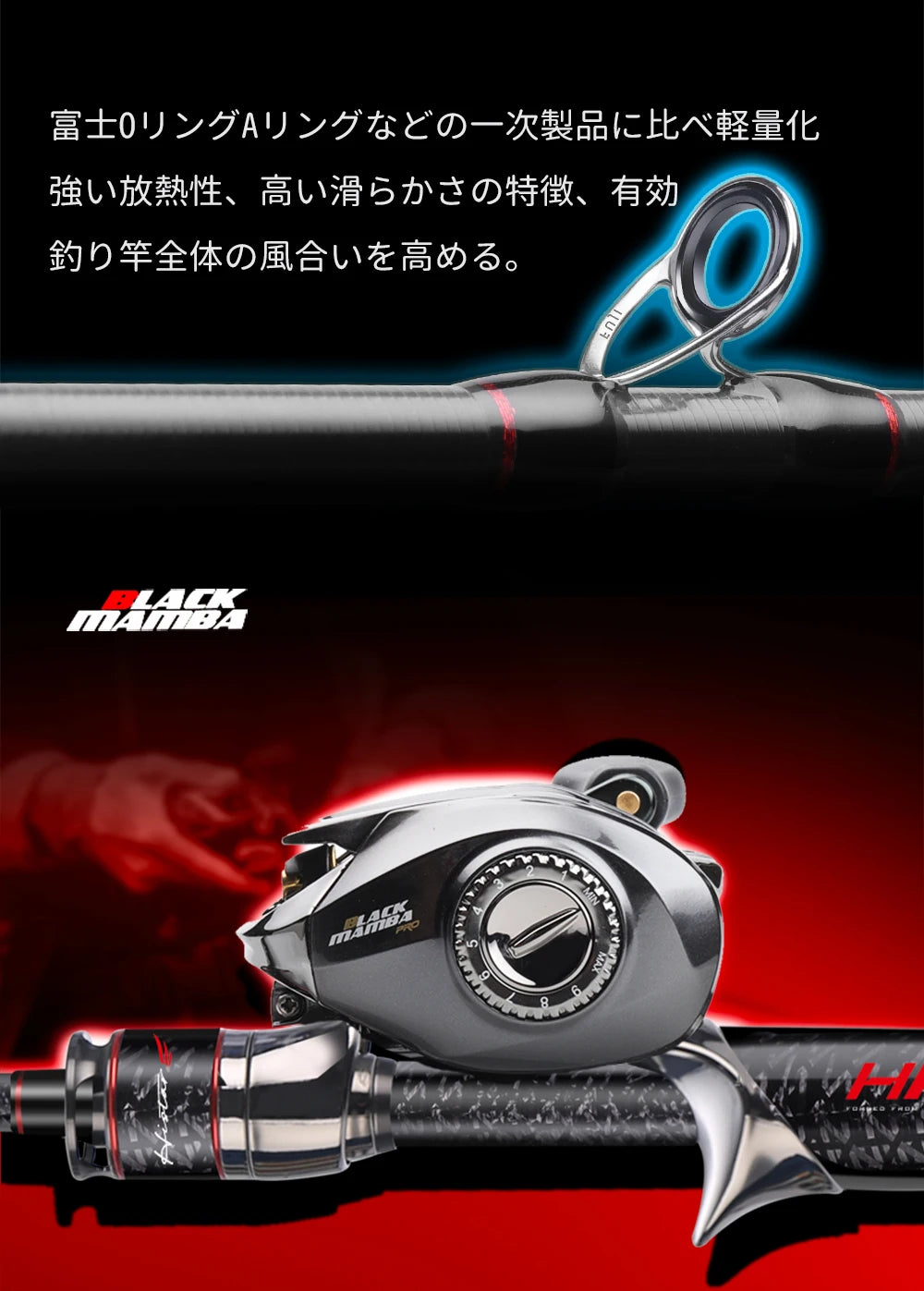 Histar Archangel Rod & Reel Combo – Ultra-Grade High Carbon | Organic Whole Handle | Fuji K SIC Guides | Spinning & Baitcasting - Cast And Catch