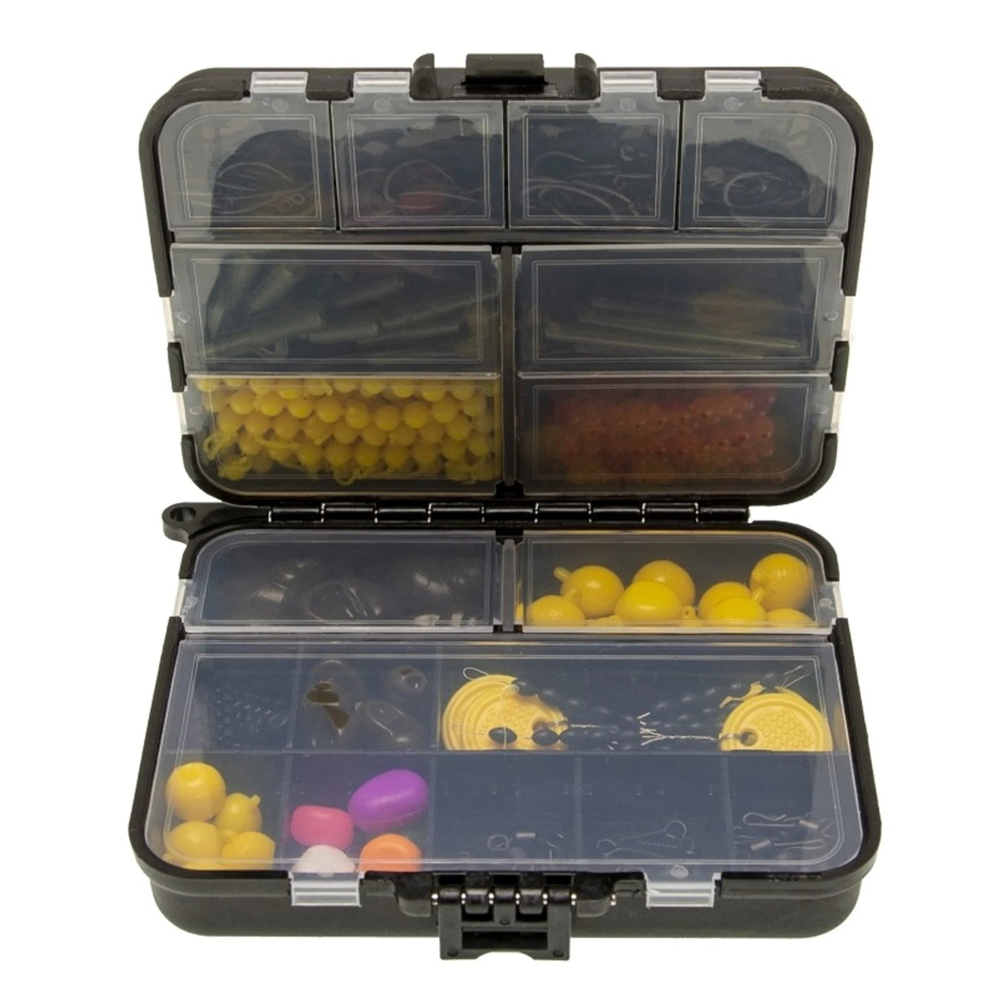 328pcs Carp Fishing Kit – Tackle Box with Swivels, Bait Floats & Fishing Needles - Cast And Catch