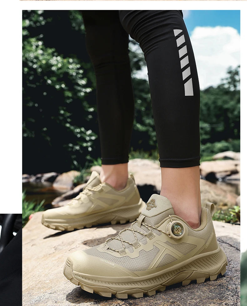 Waterproof Hiking Shoes – Men & Women | Non-Slip, Wear-Resistant Casual Sneakers | Breathable Outdoor Walking Boots - Cast And Catch