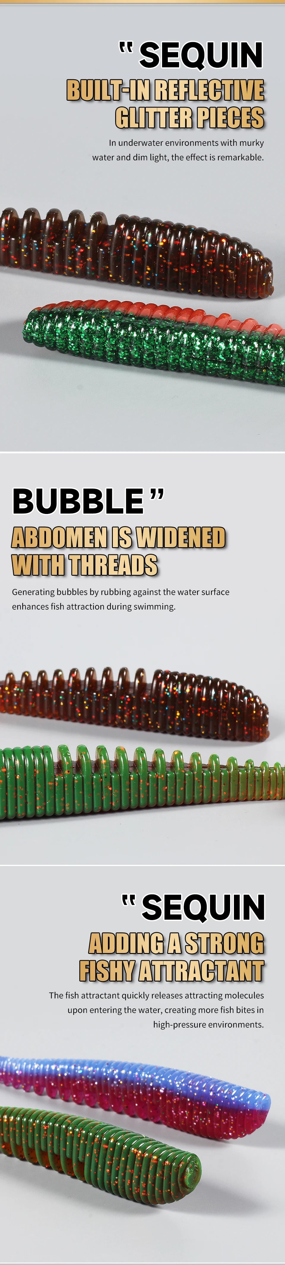 Supercontinent Fishing Lures – 5–11cm | Artificial Wobblers & Soft Shad Lures | Carp Silicone Baits - Cast And Catch