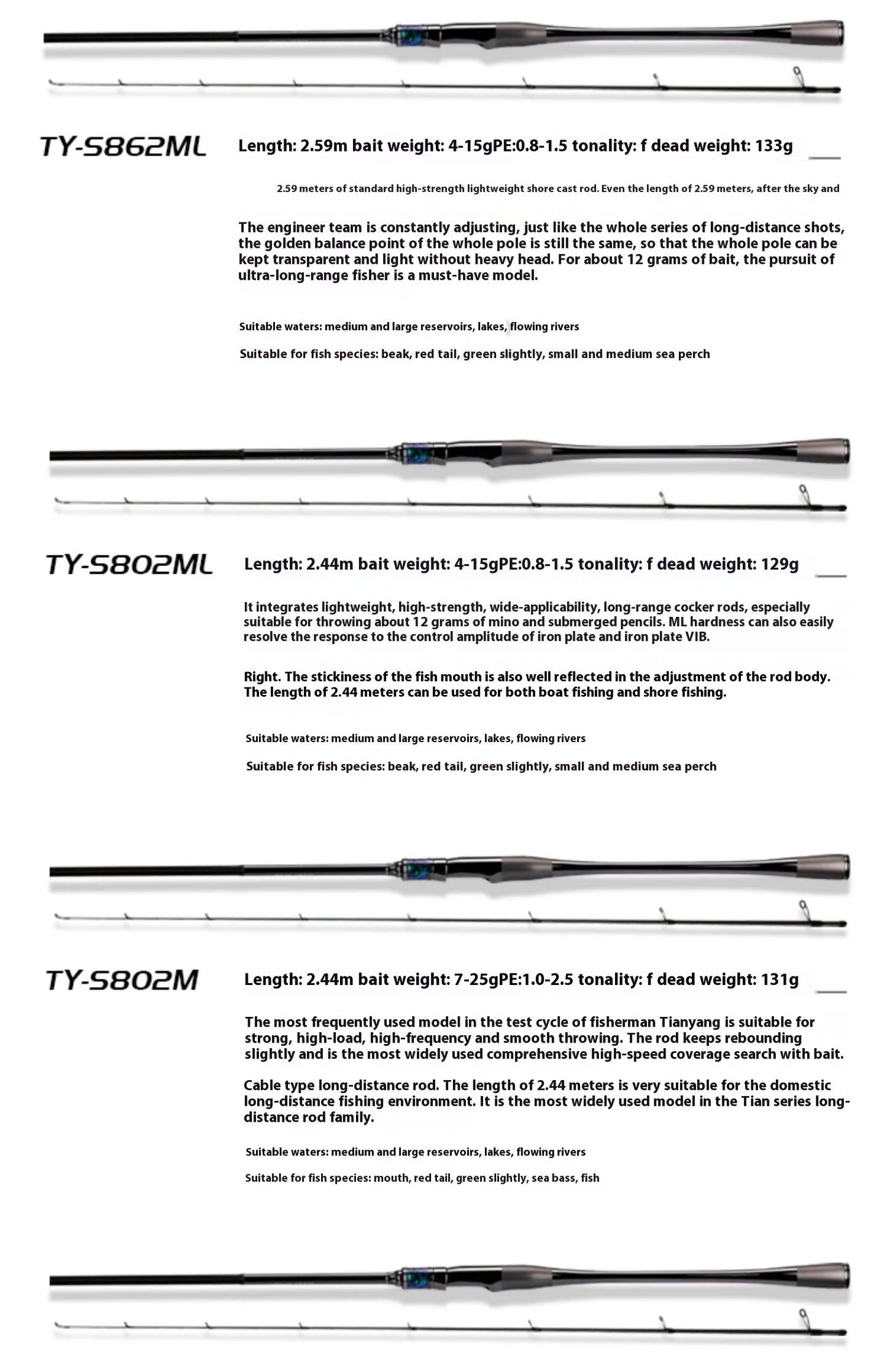 Haibo 2.5m Lightweight High-Elastic Carbon Fiber Fishing Rod | Long-Distance Lure Fishing | Reservoir & Lake Use - Cast And Catch
