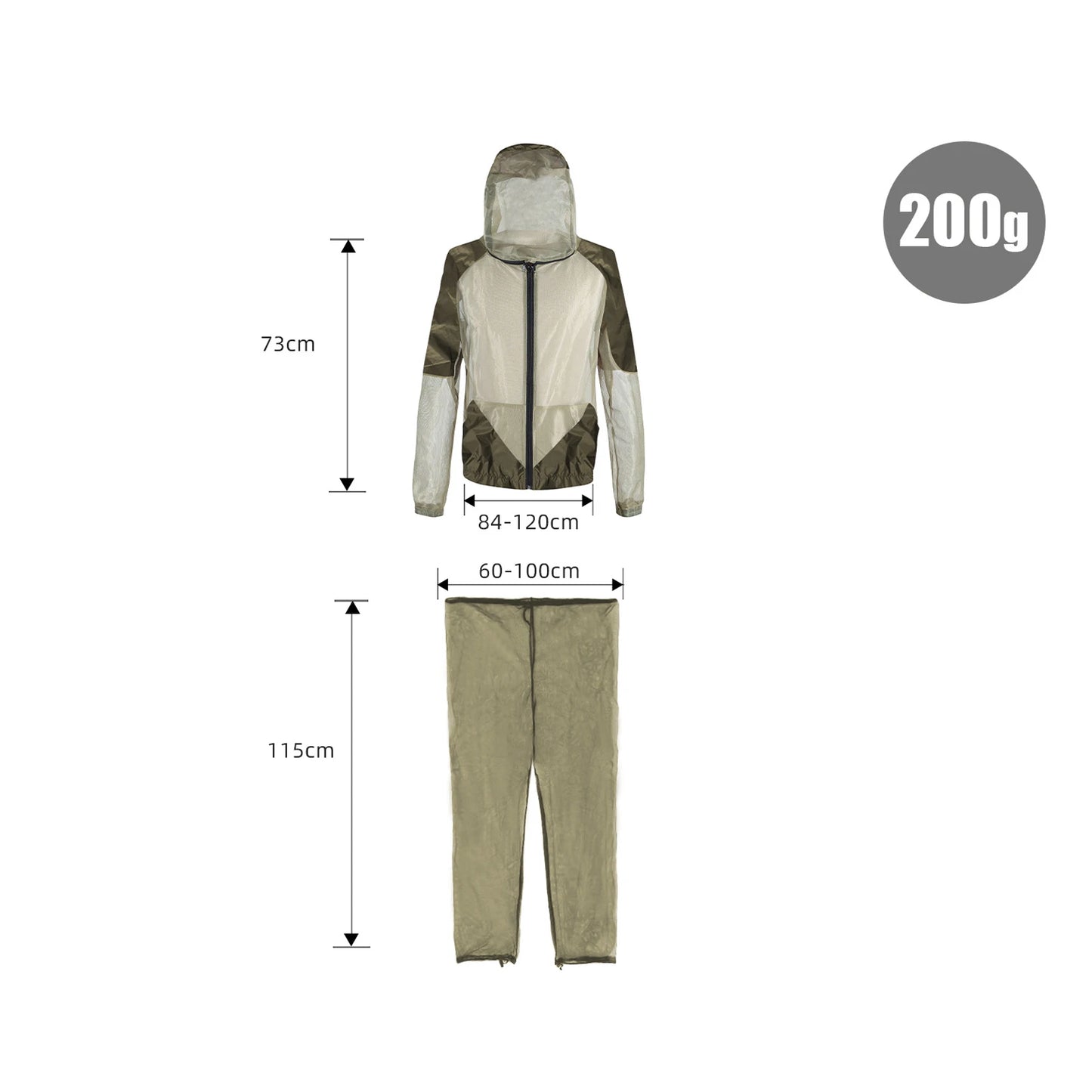 Men’s Fishing Clothes – High-Density Mesh Protection Suit | Long Sleeve Shirt & Pants | Hiking & Fishing - Cast And Catch