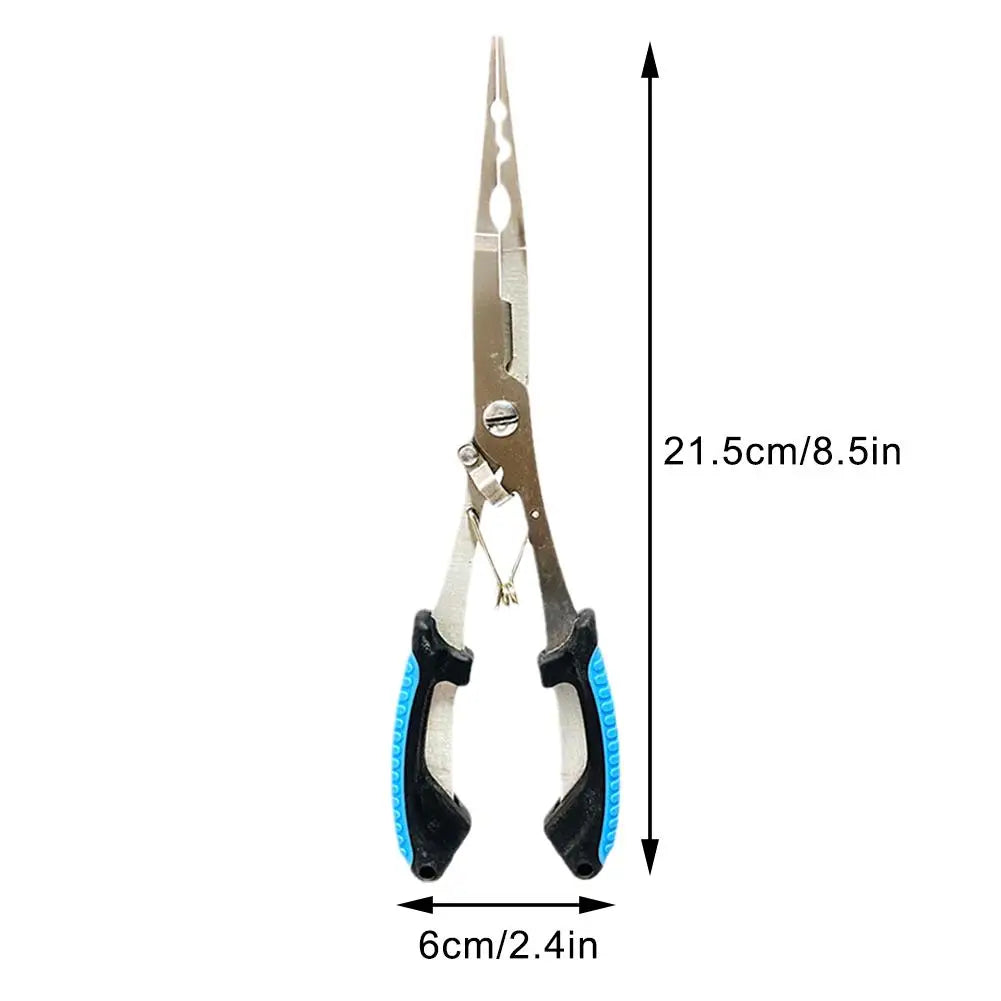 Fishing Pliers – Ergonomic, Anti-Slip & High-Strength | Multifunctional for Cutting Line & Tying Hooks | Angling Equipment - Cast And Catch
