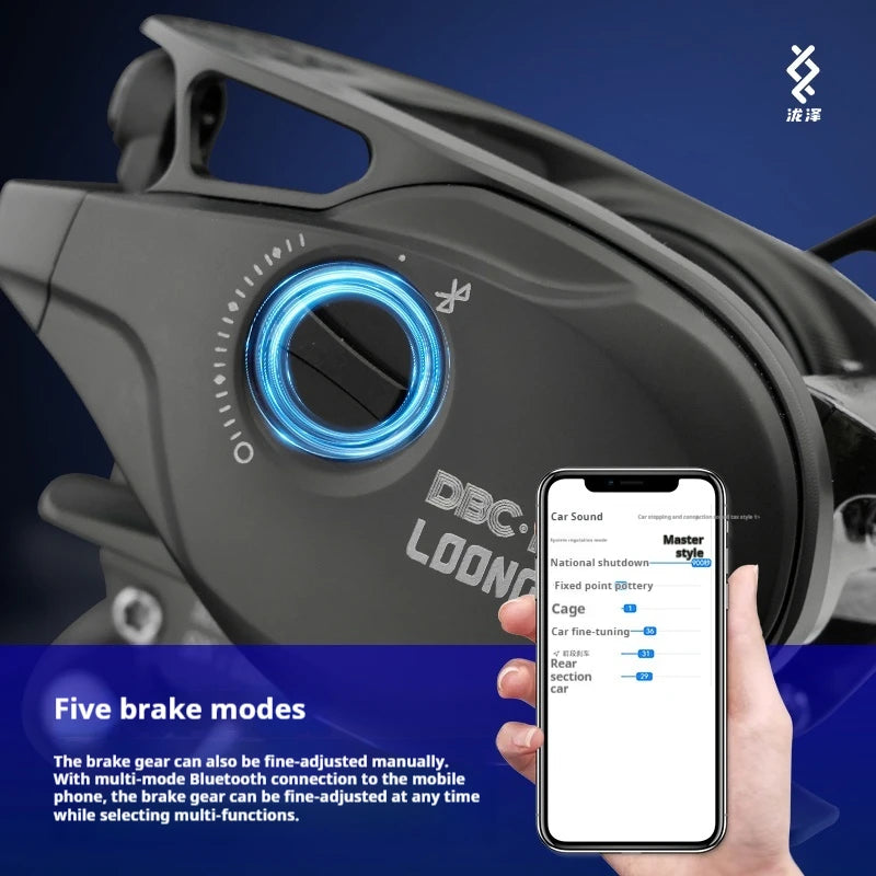Loongze A101 Intelligent Bluetooth Drip Wheel 5th Generation Unloading Alarm Fishing Wheel Universal Long-Distance Casting Wheel - Cast And Catch