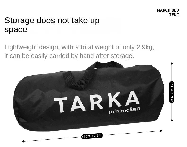 TARKA Camping Bed Inner Tent – Insect-Protection Mesh | For One Person | Summer Hiking & Wild Camping Use - Cast And Catch