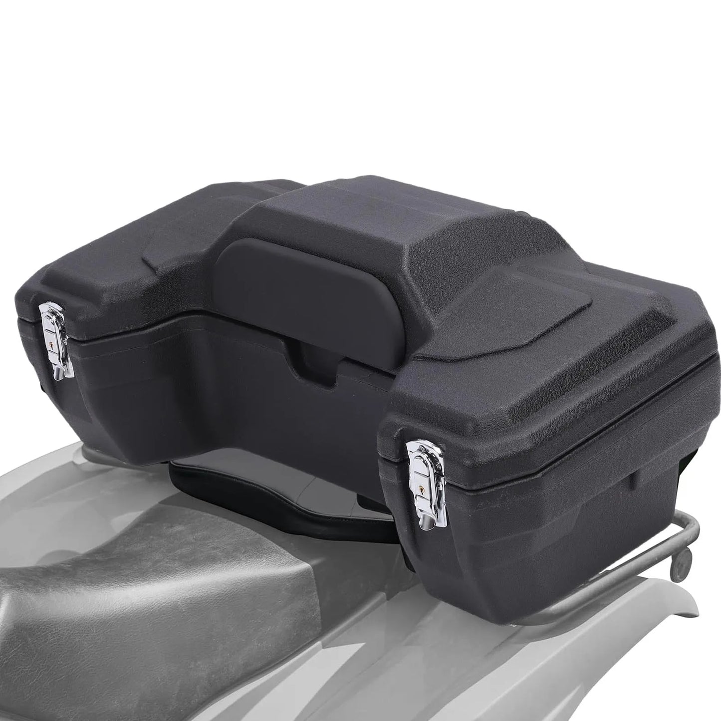 ATV Rear Storage Box – 55L Large Capacity | Rainproof Luggage Box with Backrest & Safety Lock | Hiking & Camping - Cast And Catch