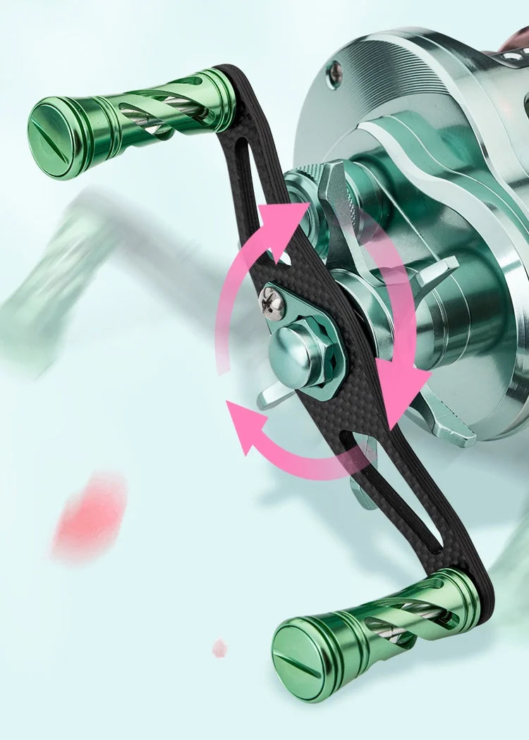 Korkmas Drum S100 – All-Metal Micro/Universal Reel | Long-Distance Casting | For Siniperca/Chuatsi - Cast And Catch
