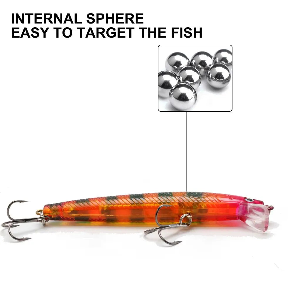 10pcs Mini Fishing Lure Set – Hard Bait Minnow | Floating Swing Crankbait | Bionic/Wobbler Crank Lures | Artificial - Cast And Catch