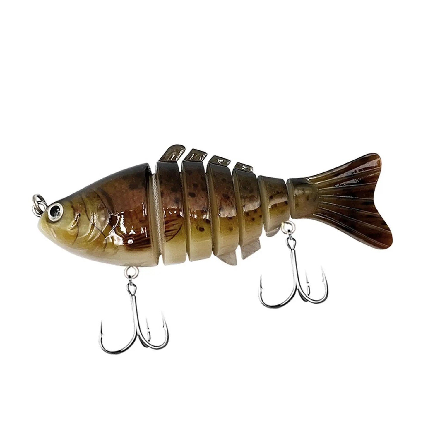 Swimming Fishing Lures – Slow-Sinking Hard Bait | Metal Hooks | Swimbait for Lake | Bluegill, Catfish, Pike & Walleye - Cast And Catch