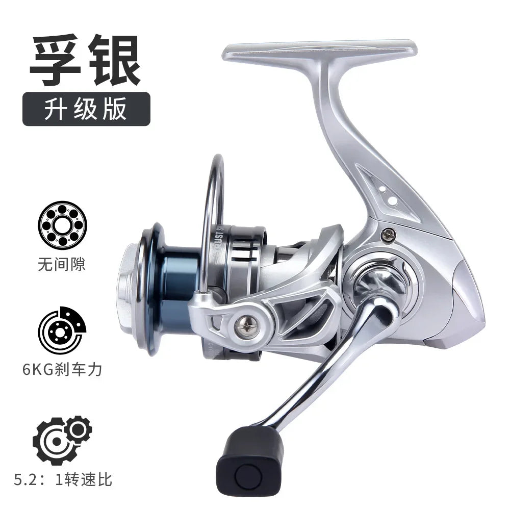 Golf Micro Spinning Reel – Double Crank | Fishing Line Roller - Cast And Catch