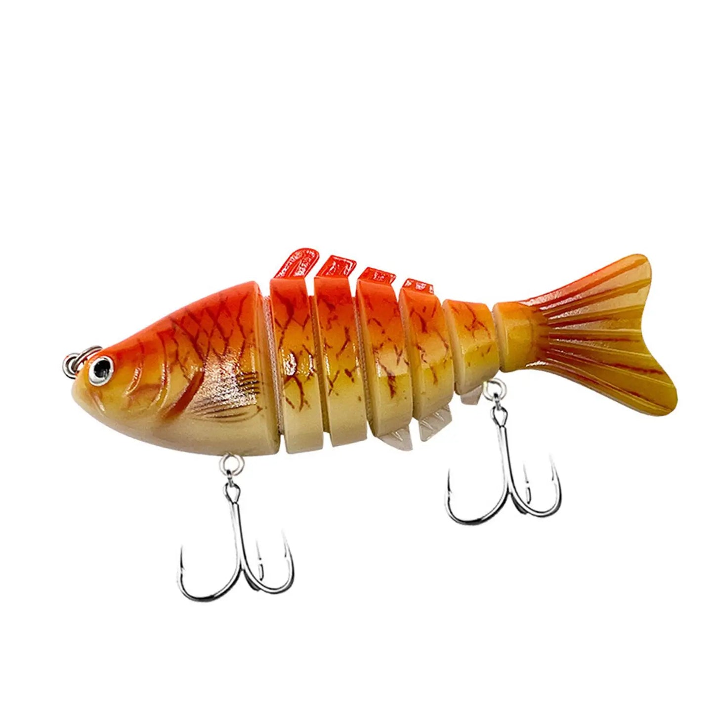 Swimming Fishing Lures – Slow-Sinking Hard Bait | Metal Hooks | Swimbait for Lake | Bluegill, Catfish, Pike & Walleye - Cast And Catch