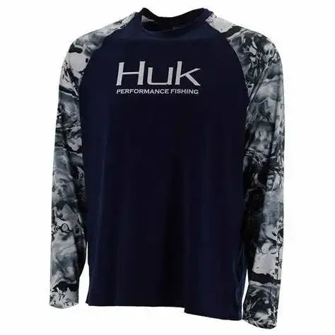 HUK Long Sleeve Fishing Shirt – UV Protection UPF50 | Men’s Outdoor Summer Jersey | Breathable Performance Fishing Clothing - Cast And Catch