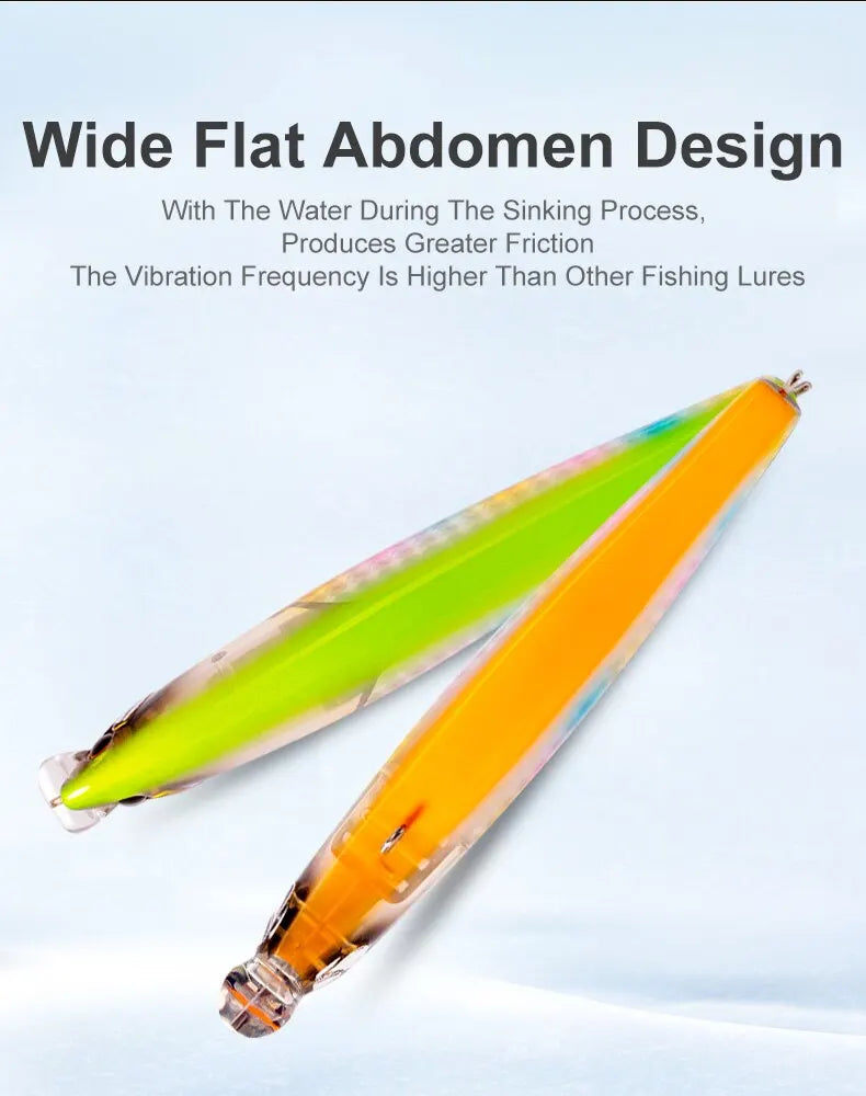 Floating Sea Bass Minnow Lure – 130mm, 20g | Flash Blade | Hard Lure | Good Action | Pike & Bass Tackle - Cast And Catch