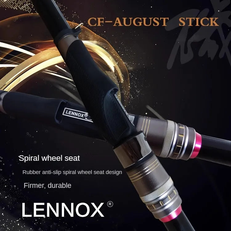 LENNOX AUGUST Rock Fishing Rod – 4–5m | Ultralight Carbon Fiber | Telescopic | Spinning | Ocean/Rock Use (400/500) - Cast And Catch