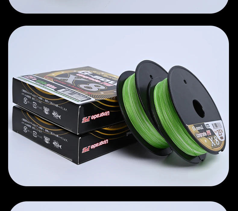 YGK PE G-SOUL X8 Braid Fishing Line – 8-Strand Multifilament | Super Strong | 150/200m | 14–60lb | Made in Japan - Cast And Catch