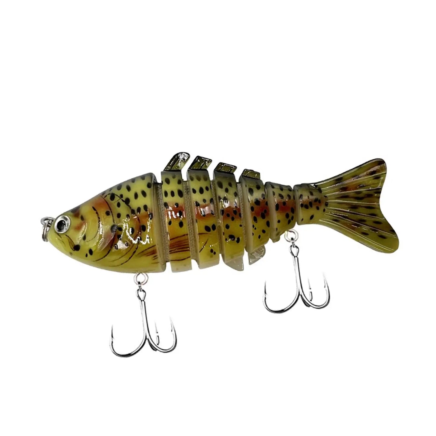 Swimming Fishing Lures – Slow-Sinking Hard Bait | Metal Hooks | Swimbait for Lake | Bluegill, Catfish, Pike & Walleye - Cast And Catch