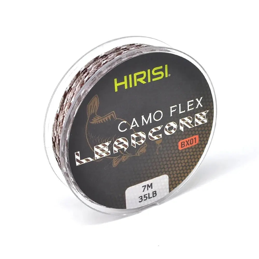 35lb Leadcore Carp Fishing Line – 7m | 3-Color Braided | For Hair Rigs & Carp Tackle - Cast And Catch