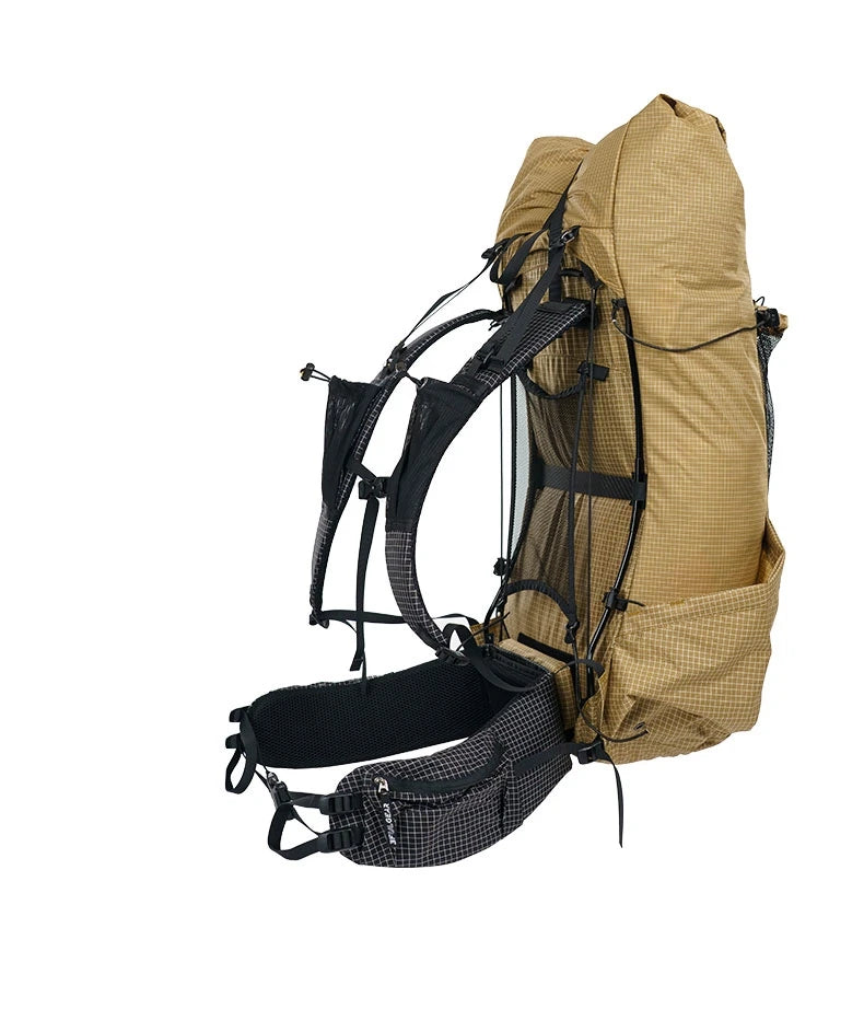 3F UL GEAR TianShan Backpack – 35+10L Ultralight | 70D/210D Dyneema | Large Capacity, Waterproof | Outdoor Camping, Hiking & Climbing - Cast And Catch