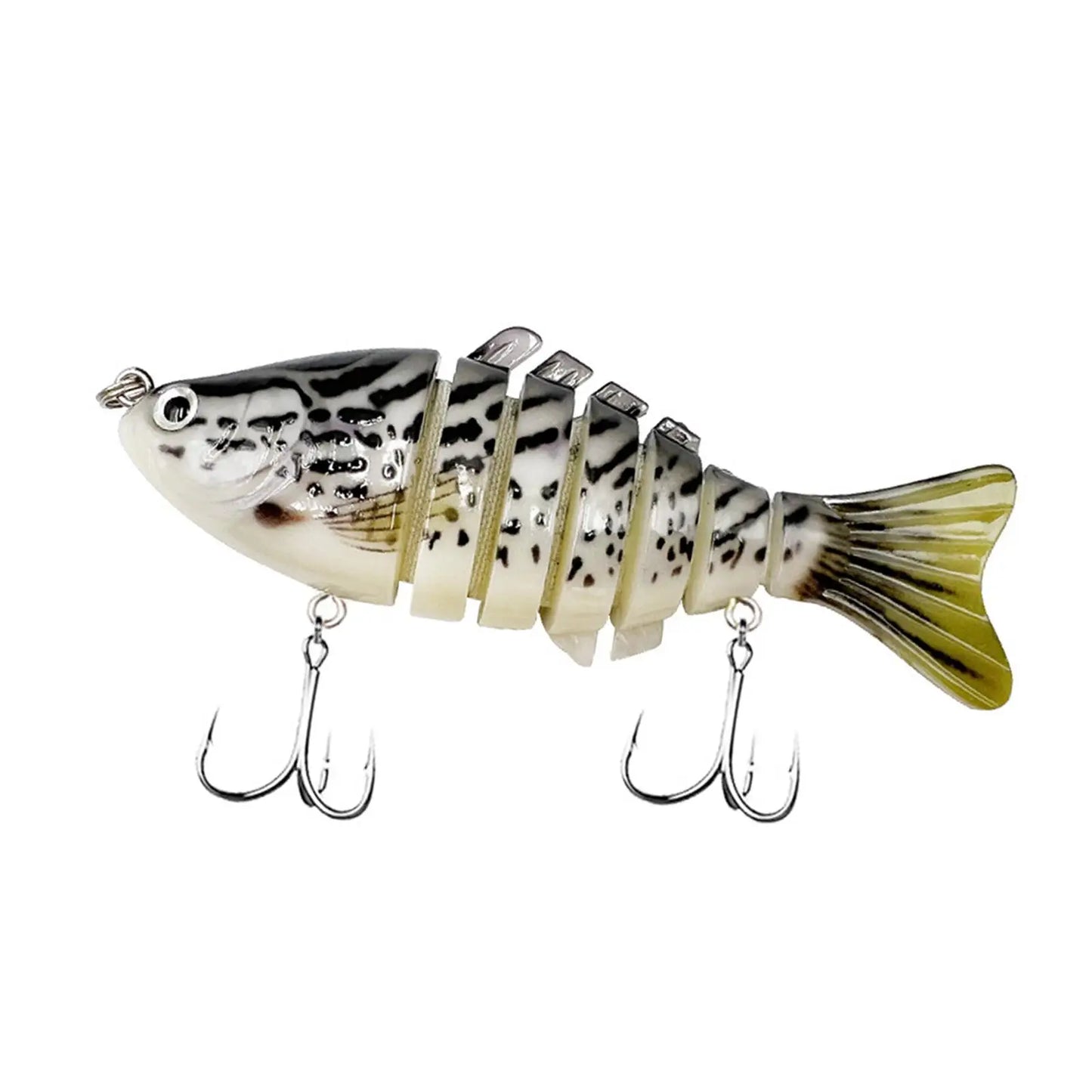 Swimming Fishing Lures – Slow-Sinking Hard Bait | Metal Hooks | Swimbait for Lake | Bluegill, Catfish, Pike & Walleye - Cast And Catch