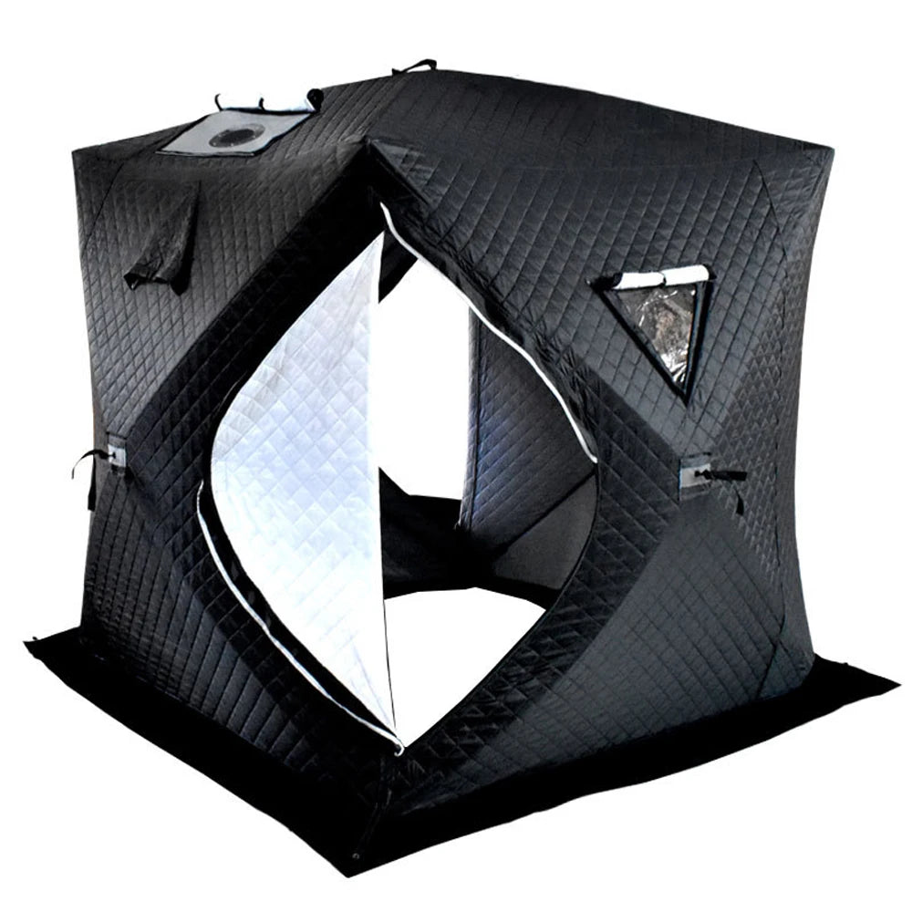 Easy Set-Up Winter Ice Fishing Tent – Portable Shelter | Waterproof & Windproof | Winter Fishing Equipment - Cast And Catch