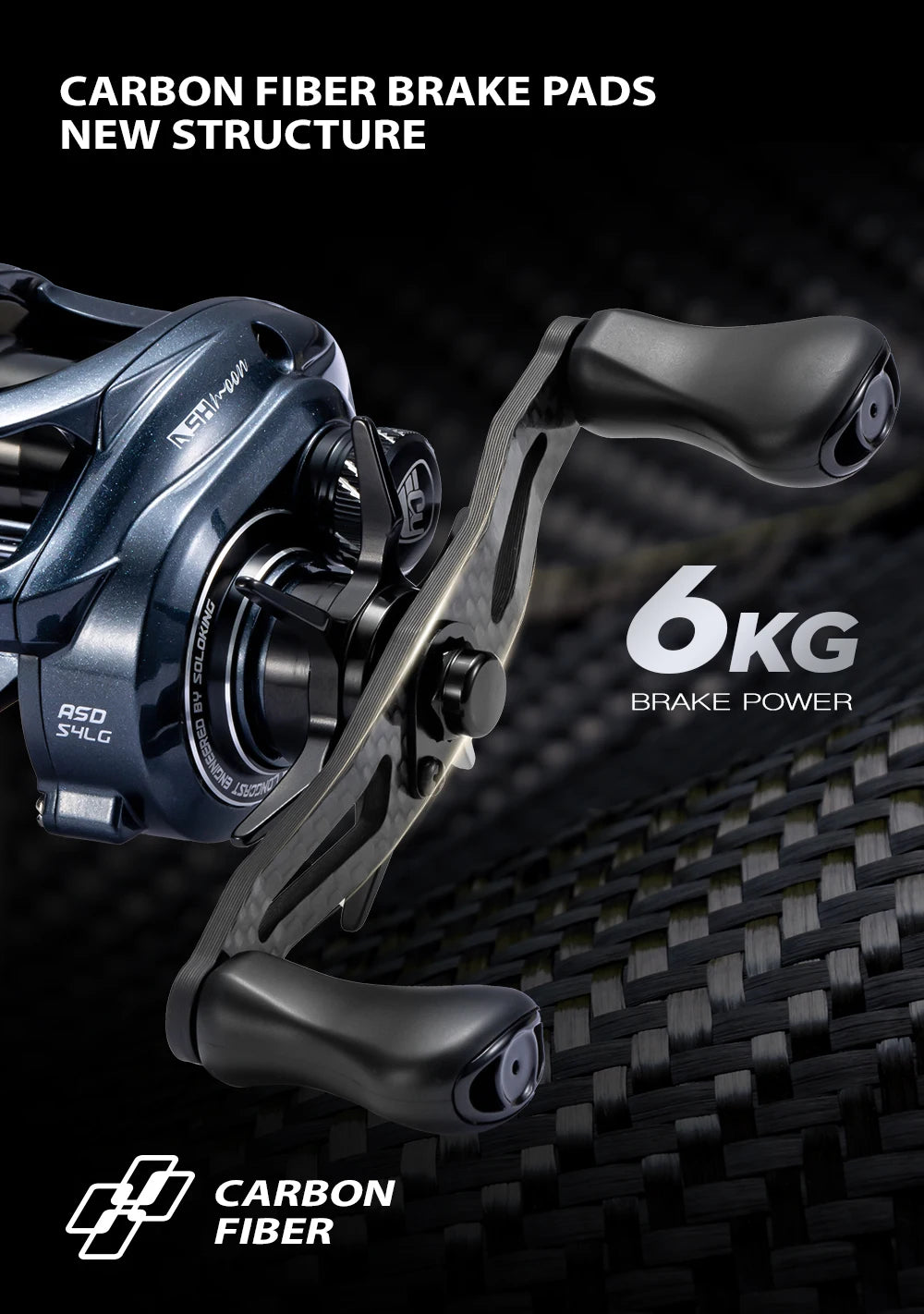CYLIUS ASHMOON Alloy Baitcasting Reel – 8.1:1 High Gear Ratio | Max Drag 6kg | Long Handle | BFS / All-Purpose / Sea Fishing - Cast And Catch